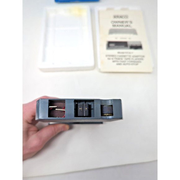 Kraco Stereo Cassette Adapter for 8 Track Tape Player Model KCA-7 Untested - Picture 6 of 7